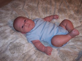 Wed Aug 31 12:13:25 2005

I really like mom and dad's bed.  It is very soft, and Mom and I nap together in it.