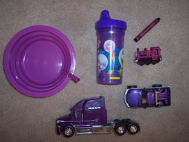 Thu Mar  8 11:01:58 2007

Some of Andrew's favorite things; all of them purple.