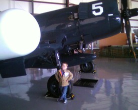 Fri 27 Nov 2009

Andrew's lingering cold worsened and so Dad took him to a doctor Friday morning and we skipped Disney Friday and Dad took Andrew to the Kissimmee Air Museum.