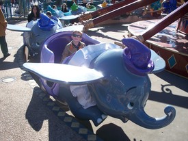 Sat 06 Feb 2010 03:15:44 PM

Mom snapped this photo just before she and Andrew rode the Dumbo ride.
