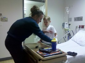 Thu 18 Nov 2010 05:45:16 PM

Andrew spent a couple of days in the hospital (11/17-11/19) with an illness that led to an Asthma problem.