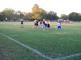 Tue 11 Oct 2011 06:40:01 PM

Andrew started playing flag football in a YMCA youth league.