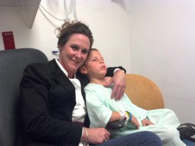 Fri 04 May 2012 07:34:19 AM

Andrew had a brain MRI under anesthesia to look for a mechanical reason for his human growth hormone deficiency.