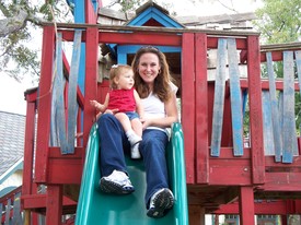 Tue 05 Oct 2010 03:56:35 PM

Gracie and mom on a playground in Oakleaf Plantation, at one of Andrew's play-dates with friends from school.
