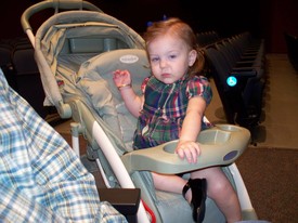 Thu 04 Nov 2010 08:54:25 AM

Gracie attended the dress rehearsal of Andrew's grandparent's day production at SJCDS, with Mom and Dad.